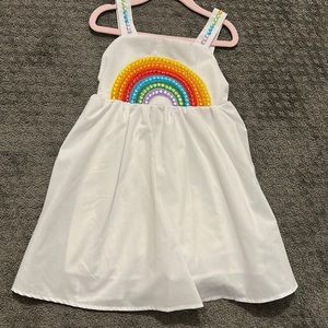 Lola and the Boys Rhinestone Rainbow Dress